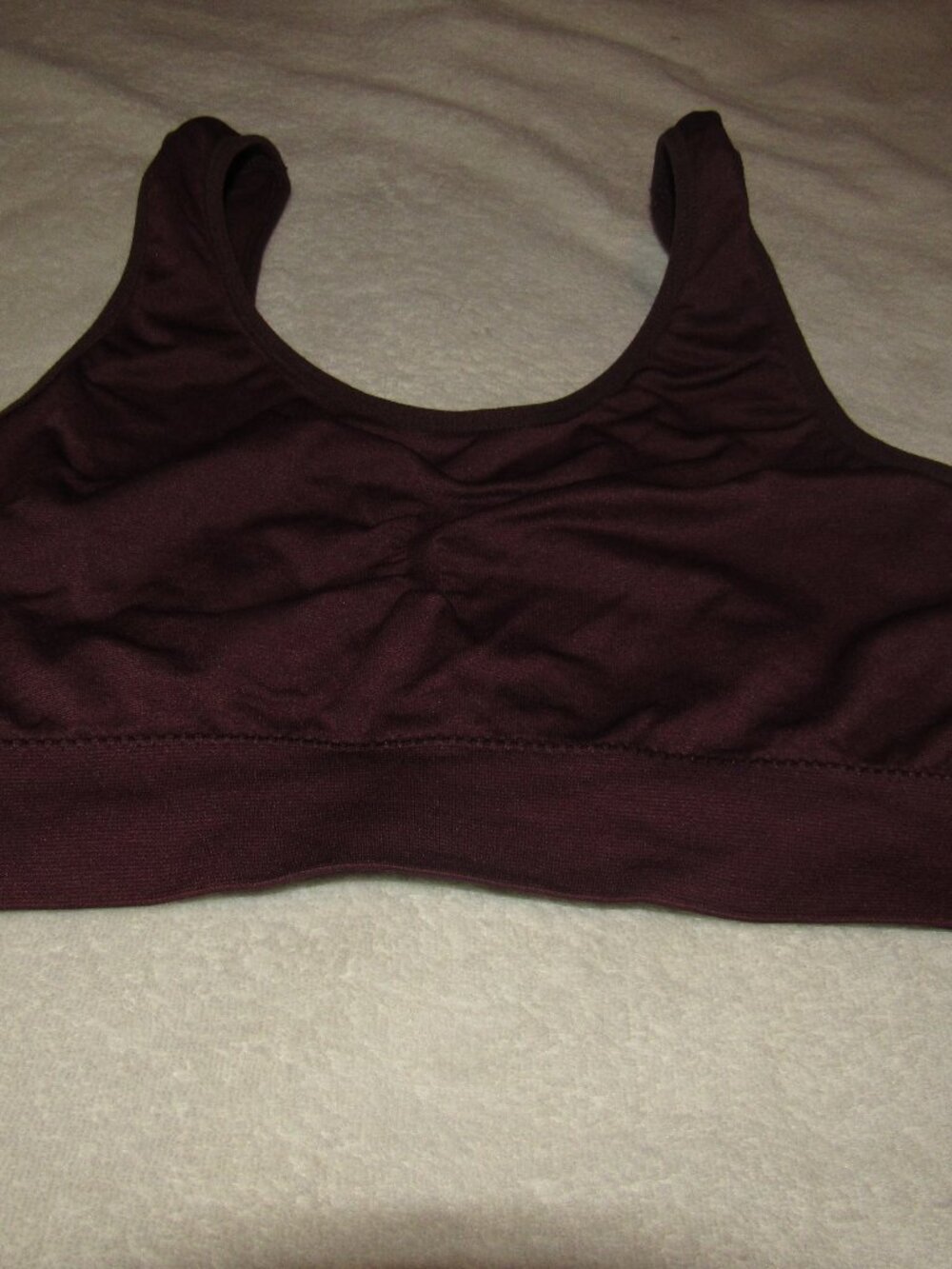 Fitwell Burgundy Bralette Size L/XL USED